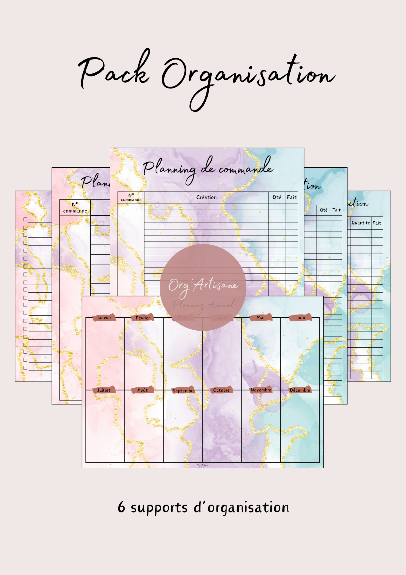 Pack Organisation Hortensia
