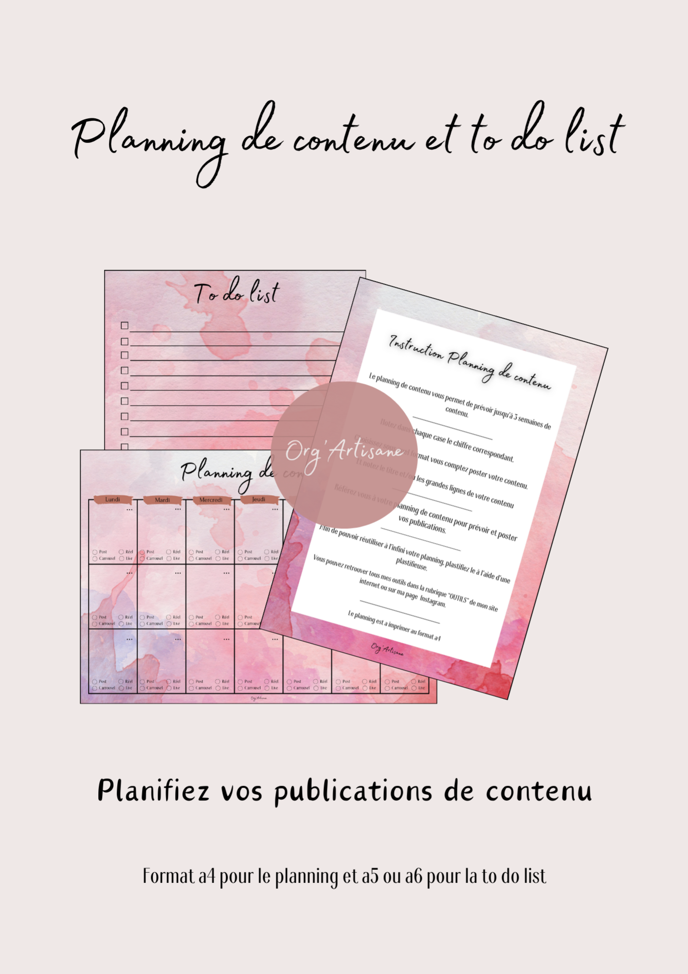 Pack Complet starter Pivoine