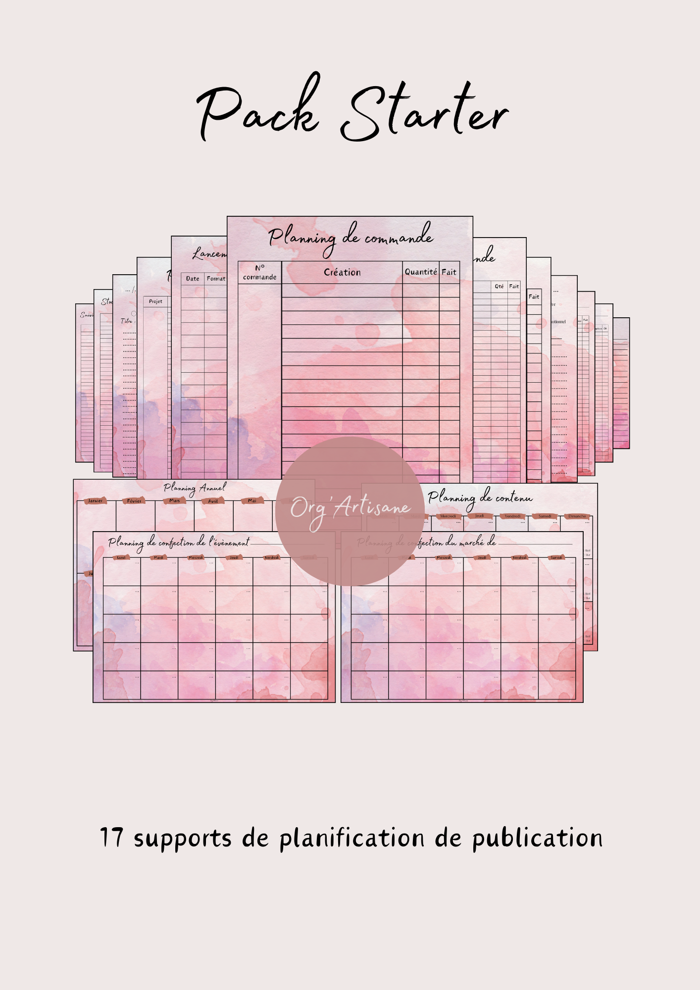 Pack Complet starter Pivoine