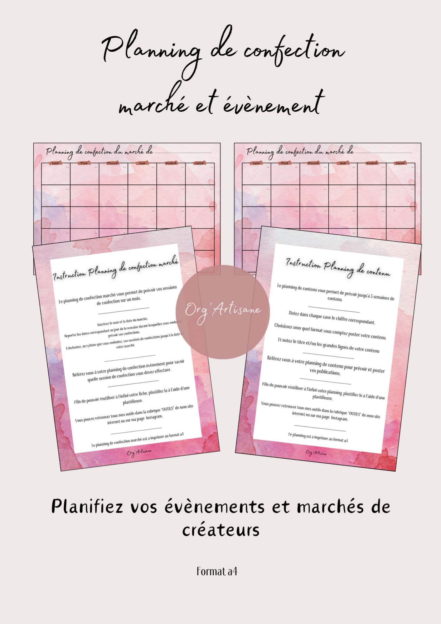 Pack Complet starter Pivoine